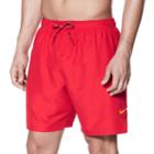 Men's Nike Swim Vital 7-inch Microfiber Volley Shorts, Size: Large, Med Red