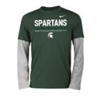 Boys 8-20 Nike Michigan State Spartans Legend Tee Set, Size: S 8, Green