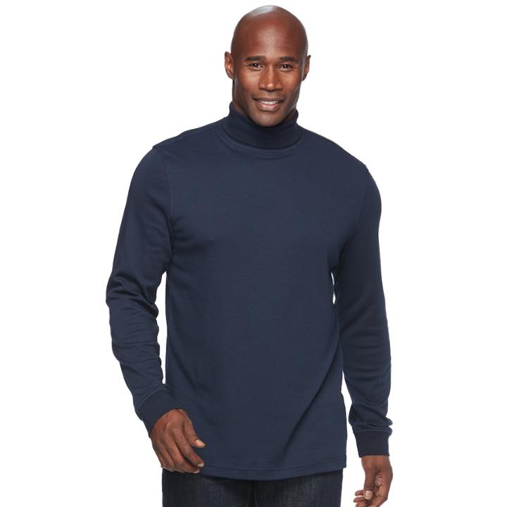 Big & Tall Croft & Barrow&reg; Easy-care Turtleneck, Men's, Size: 2xb, Blue