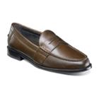 Nunn Bush Noah Men's Leather Penny Loafers, Size: Medium (11.5), Brown