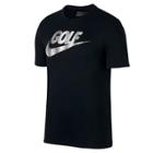 Men's Nike Dri-fit Golf Logo Tee, Size: Large, Grey (charcoal)
