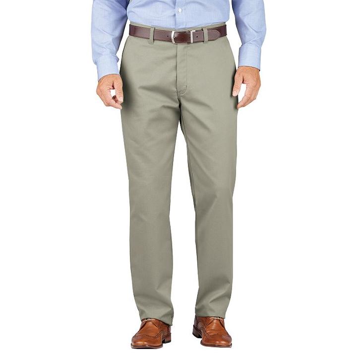 Men's Dickies Relaxed-fit Comfort-waist Khaki Dress Pants, Size: 32x34, Beige Oth