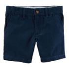 Boys 4-8 Carter's Flat Front Shorts, Size: 7, Blue