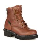 Georgia Boot Kids Waterproof Logger Boots, Kids Unisex, Size: 6, Brown