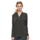 Women's Rock & Republic&reg; High-low Shirt, Size: Medium, Grey (charcoal)