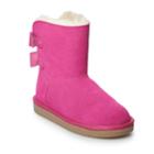 Koolaburra By Ugg Attie Girls' Winter Boots, Size: 1, Dark Pink