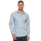 Big & Tall Apt. 9&reg; Premier Flex Modern-fit Stretch Button-down Shirt, Men's, Size: Xxl Tall, Turquoise/blue (turq/aqua)