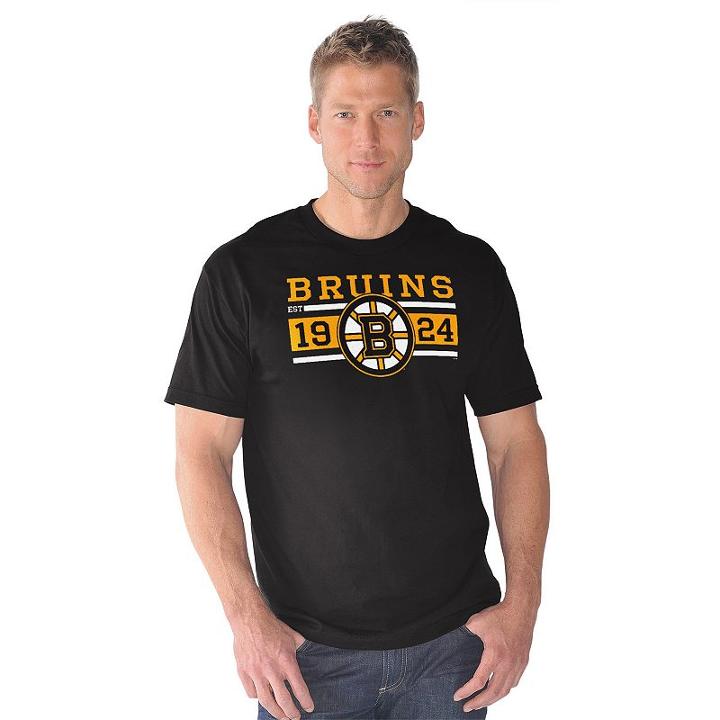 Men's Boston Bruins Overtime Tee, Size: Xl, Black