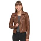 Women's Levi's Assymetrical Motorcycle Jacket, Size: Large, Lt Brown