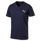 Men's Puma Logo Tee, Size: Small, Blue