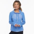 Women's Tek Gear&reg; French Terry Hooded Jacket, Size: Xs, Med Blue