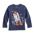 Boys 4-10 Jumping Beans&reg; Rocket Diagram Slubbed Tee, Size: 4, Blue Other