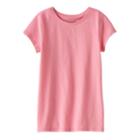 Girls 4-10 Jumping Beans&reg; Short-sleeved Solid Tee, Size: 6, Med Pink