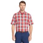 Men's Arrow Seersucker Button-down Shirt, Size: Medium, Brt Red