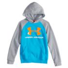 Boys 8-20 Under Armour Rival Logo Hoodie, Size: Large, Brt Blue