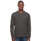 Men's Croft & Barrow&reg; Classic-fit Stretch Performance V-neck Tee, Size: Small, Dark Grey