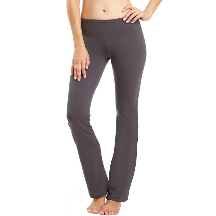 Women's Marika Weekend Sanded Dry Wik Flared Yoga Pants, Size: Xs, Grey