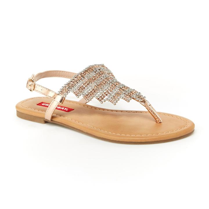 Unionbay Eden Women's Embellished Sandals, Size: 8.5, Med Red