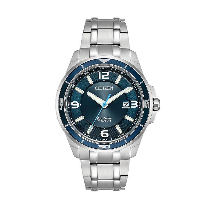 Citizen Eco-drive Men's Ti + Ip Super Titanium Watch - Bm6929-56l, Grey