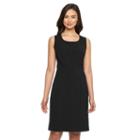 Women's Briggs Scoopneck Sheath Dress, Size: 16, Black