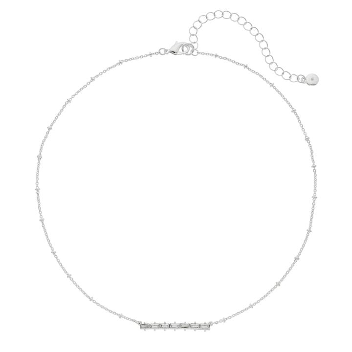 Lc Lauren Conrad Baguette Bar Necklace, Women's, Silver