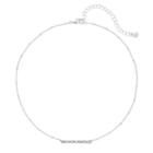 Lc Lauren Conrad Baguette Bar Necklace, Women's, Silver