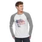 Men's Urban Pipeline&reg; Graphic Raglan Tee, Size: Xxl, Med Blue