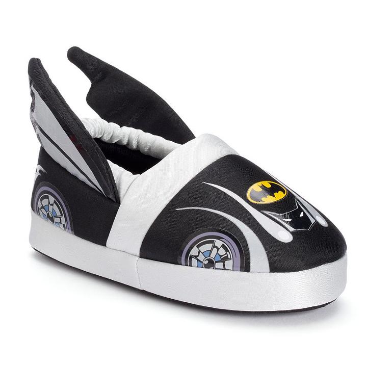 Dc Comics Batman Toddler Boys' Batmobile Slippers, Boy's, Size: L (9/10), Black