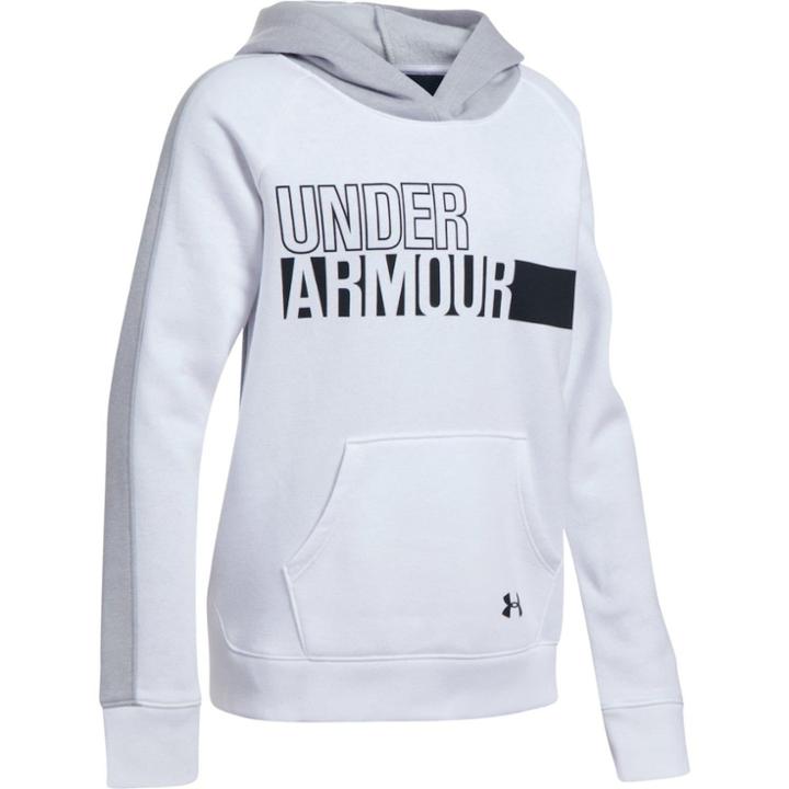 Girls 7-16 Under Armour Favorite Fleece Hoodie, Size: Large, White