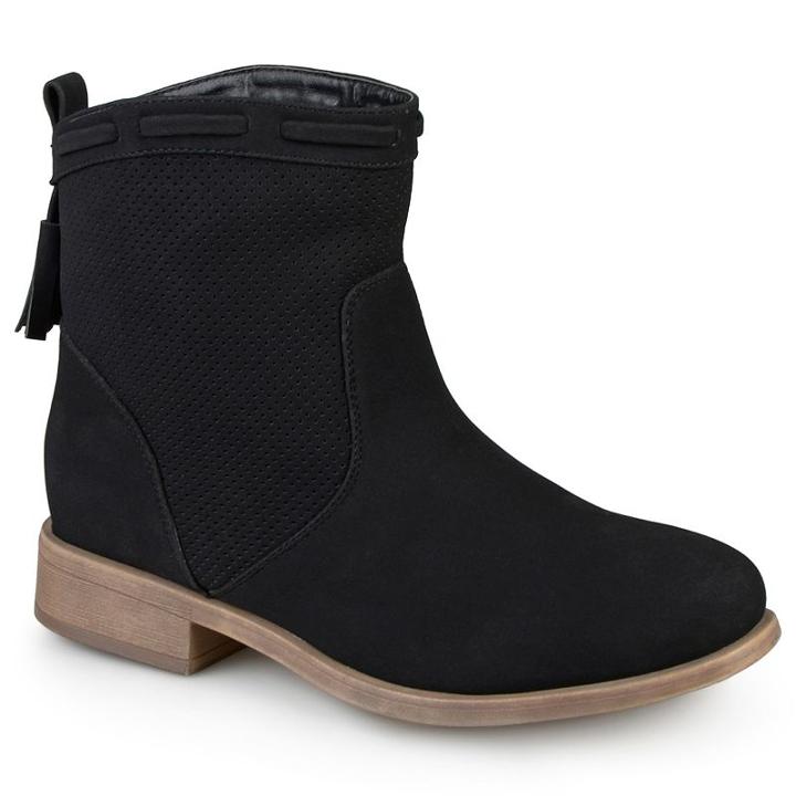 Journee Collection Zandra Women's Ankle Boots, Girl's, Size: 7, Black