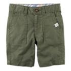 Boys 4-8 Carter's Pork Chop Pocket Woven Shorts, Boy's, Size: 8, Green Oth