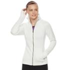 Women's Fila Sport&reg; Fleece Thumb Hole Jacket, Size: Xl, White