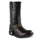 Olivia Miller Audubon Women's Mid-calf Motorcycle Boots, Girl's, Size: 6, Black