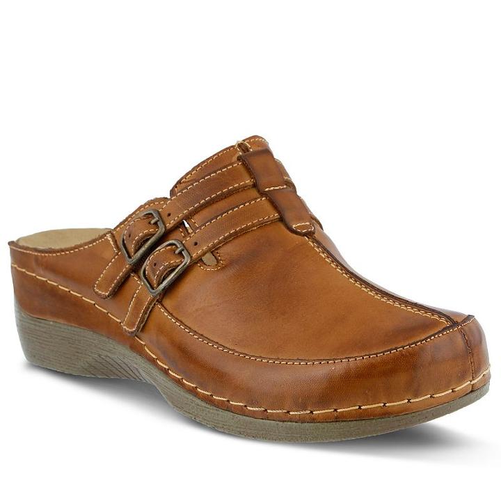 Spring Step Happy Women's Clogs, Size: 41, Med Brown