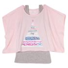 Girls 7-16 & Plus Size Harper & Elliott Tank Top & Graphic Poncho, Girl's, Size: Xs, Pink Other