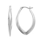 Napier Graduated Nickel Free U-hoop Earrings, Women's, Silver
