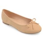 Journee Collection Conlin Women's Ballet Flats, Size: 5.5 Med, Lt Beige