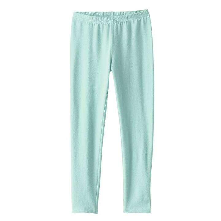 Girls 4-10 Jumping Beans&reg; Long Solid Leggings, Size: 10, Turquoise/blue (turq/aqua)