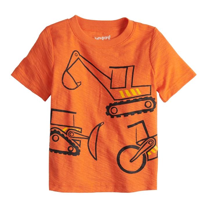 Toddler Boy Jumping Beans® Graphic Tee, Size: 24 Months, Med Orange