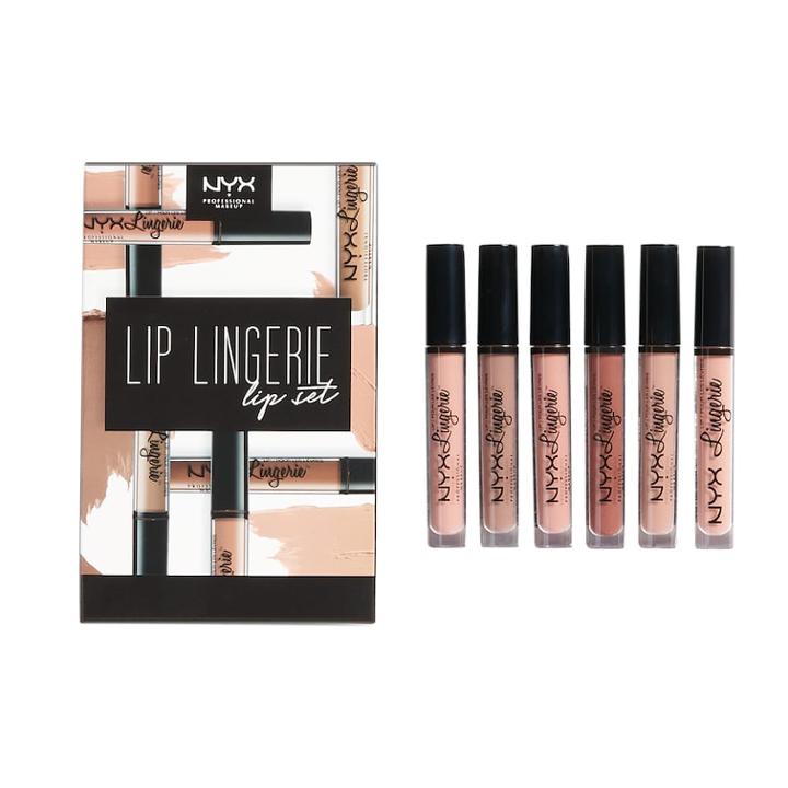 Nyx Professional Makeup Lip Lingerie Lip Set, Natural