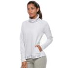 Women's Nike Dry Training Cowl Neck Top, Size: Large, Light Grey