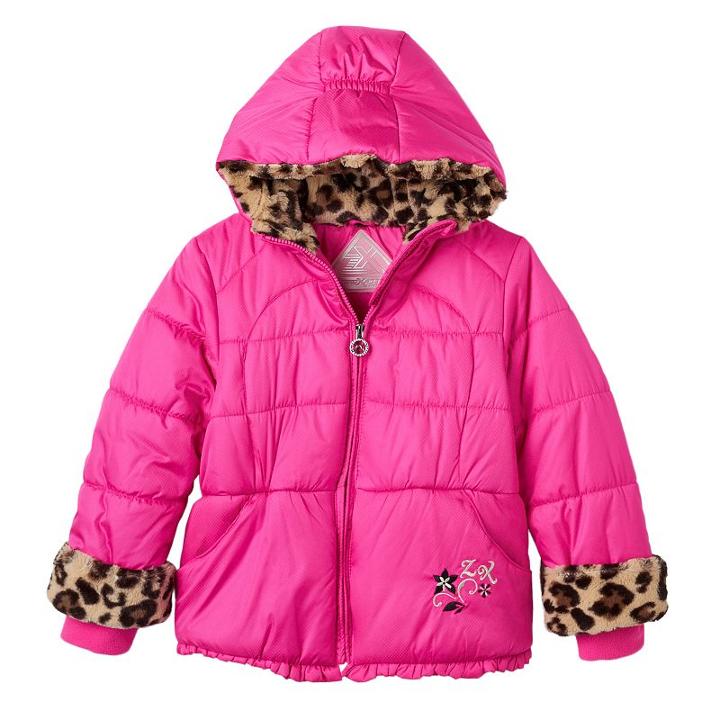 Girls 4-6x Zeroxposur Fay Heavyweight Jacket, Girl's, Size: 4, Med Pink
