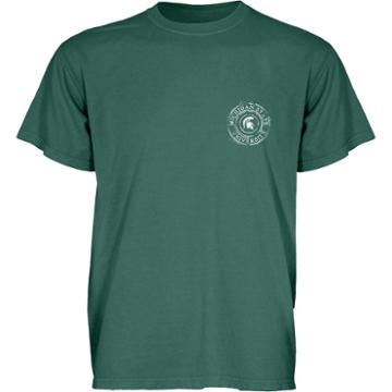 Juniors' Blue 84 Michigan State Spartans Paisley State Tee, Women's, Size: Small, Green