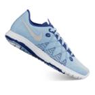 Nike Flex Fury 2 Grade School Girls' Running Shoes, Girl's, Size: 6.5, Dark Blue