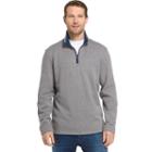 Men's Izod Advantage Regular-fit Performance Quarter-zip Fleece Pullover, Size: Xxl, Light Grey