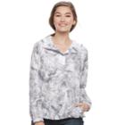 Juniors' So&reg; Hooded Graphic Windbreaker Jacket, Teens, Size: Xl, White