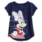 Disney's Minnie Mouse Baby Girl Patriotic Graphic Tee By Jumping Beans&reg;, Size: 12 Months, Blue