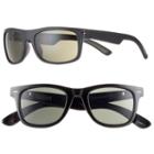 Men's Dockers Wrap Sunglasses, Black
