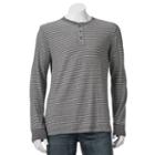 Men's Sonoma Goods For Life&trade; Modern-fit Everyday Henley, Size: Xl, Dark Grey