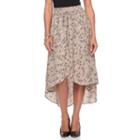 Women's Apt. 9&reg; Tulip Faux-wrap Skirt, Size: Small, Beige Oth